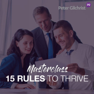 15 rules to thrive in a changing market MasterClass